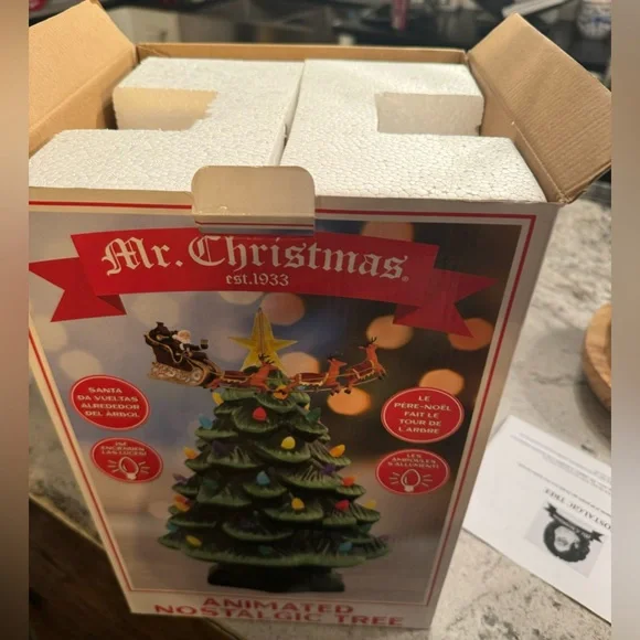 Mr. Christmas Animated Nostalgic Tree. 14.5” Tall. Like new. - Picture 9 of 13